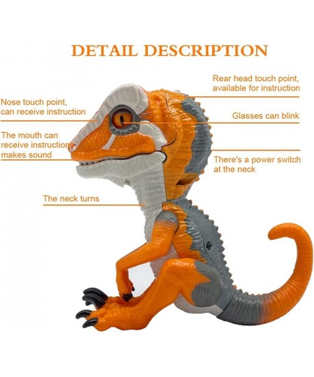 Dinosaur Toy Untamed T-Rex - Ironjaw - Interactive Collectible Dinosaur Birthday Gifts Boys Girls(Orange) $43.59 - Finger Pup...