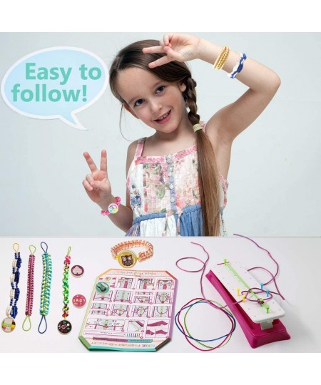 Friendship Bracelet Maker Kit - Making Bracelets Craft Toys for Girls Age 8 - 12 yrs Cool Birthday Gifts for 7 9 10 11 Years ...