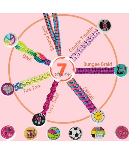 Friendship Bracelet Maker Kit - Making Bracelets Craft Toys for Girls Age 8 - 12 yrs Cool Birthday Gifts for 7 9 10 11 Years ...