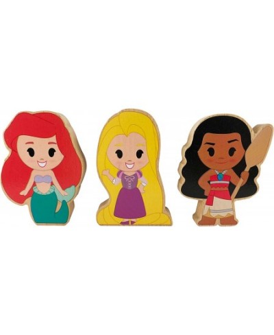 Disney Wooden Toys 3-Piece Figure Set with Rapunzel Ariel and Moana Amazon Exclusive $19.12 - Play Figure Playsets