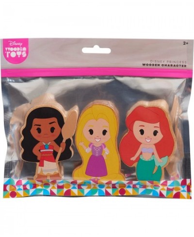 Disney Wooden Toys 3-Piece Figure Set with Rapunzel Ariel and Moana Amazon Exclusive $19.12 - Play Figure Playsets