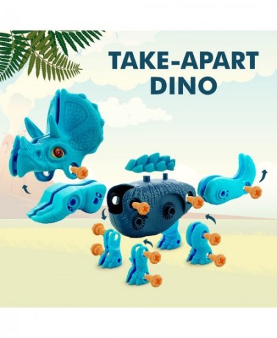 New Version 2022 1 Pack Take Apart Dinosaur Toys for 3 4 5 6 7 8 Year Old Boy Girl Learning Educational STEM Construction Bui...