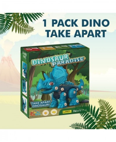 New Version 2022 1 Pack Take Apart Dinosaur Toys for 3 4 5 6 7 8 Year Old Boy Girl Learning Educational STEM Construction Bui...