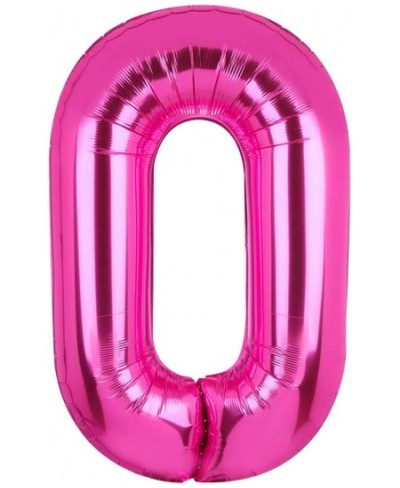 Number Balloon Hot Pink Balloons Number 0 Balloons Number Balloons 40 inch Birthday Balloons Jumbo Number Foil Helium Balloon...