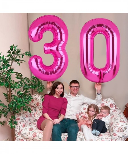 Number Balloon Hot Pink Balloons Number 0 Balloons Number Balloons 40 inch Birthday Balloons Jumbo Number Foil Helium Balloon...