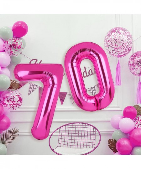 Number Balloon Hot Pink Balloons Number 0 Balloons Number Balloons 40 inch Birthday Balloons Jumbo Number Foil Helium Balloon...