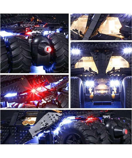 LED Light Kit for Lego - DC Batmobile Tumbler Building Blocks Model LED Light Set Compatible with 76240(Lego Set NOT Included...