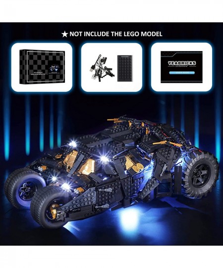 LED Light Kit for Lego - DC Batmobile Tumbler Building Blocks Model LED Light Set Compatible with 76240(Lego Set NOT Included...