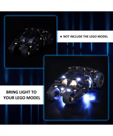 LED Light Kit for Lego - DC Batmobile Tumbler Building Blocks Model LED Light Set Compatible with 76240(Lego Set NOT Included...