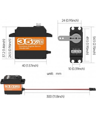 Hiwonder Coreless Motor 0.06sec High Speed Mini Servo Stainless Steel Gear for Robotic DIY RC Car Control Angle 270° $57.93 -...