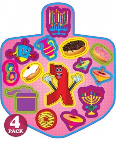 Chanukah Scented Stickers - 2 Sheets Scratch and Sniff Scented Hanukkah Stickers for Kids- 4 Pack $25.28 - Kids' Stickers