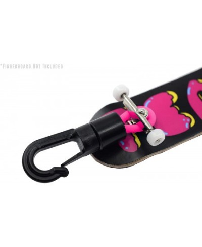 Complete Carrier Pink Flamingo Colorway - Fingerboard Hook Key Chain - Silicone - Made in The USA $16.01 - Finger Toys