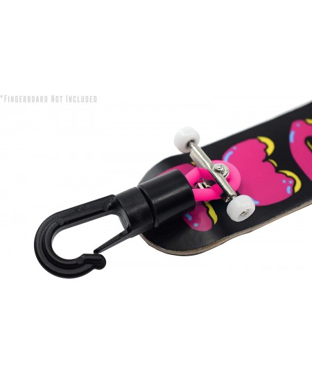 Complete Carrier Pink Flamingo Colorway - Fingerboard Hook Key Chain - Silicone - Made in The USA $16.01 - Finger Toys