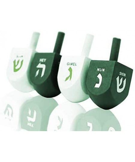 A Green New Deal Dreidel - Novelty - Hanukkah Draydel - Make America Green Already (Single) $14.72 - Novelty Spinning Tops