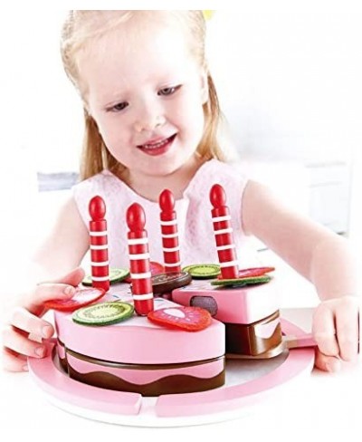 Double Flavored Birthday Cake Kid's Wooden Play Kitchen Toys and Accessories $31.49 - Toy Kitchen Products