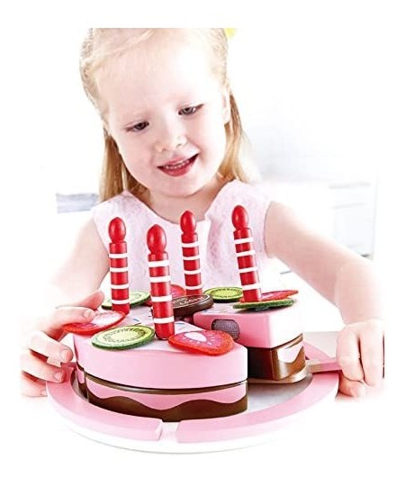 Double Flavored Birthday Cake Kid's Wooden Play Kitchen Toys and Accessories $31.49 - Toy Kitchen Products