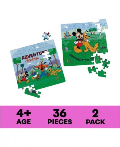 Disney Mickey Mouse 2-Puzzle Pack 36-Piece Jigsaw Puzzles Storage Tubes Disney Toys Mickey Mouse Clubhouse Kids Puzzles Disne...