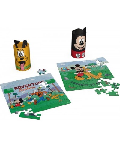 Disney Mickey Mouse 2-Puzzle Pack 36-Piece Jigsaw Puzzles Storage Tubes Disney Toys Mickey Mouse Clubhouse Kids Puzzles Disne...