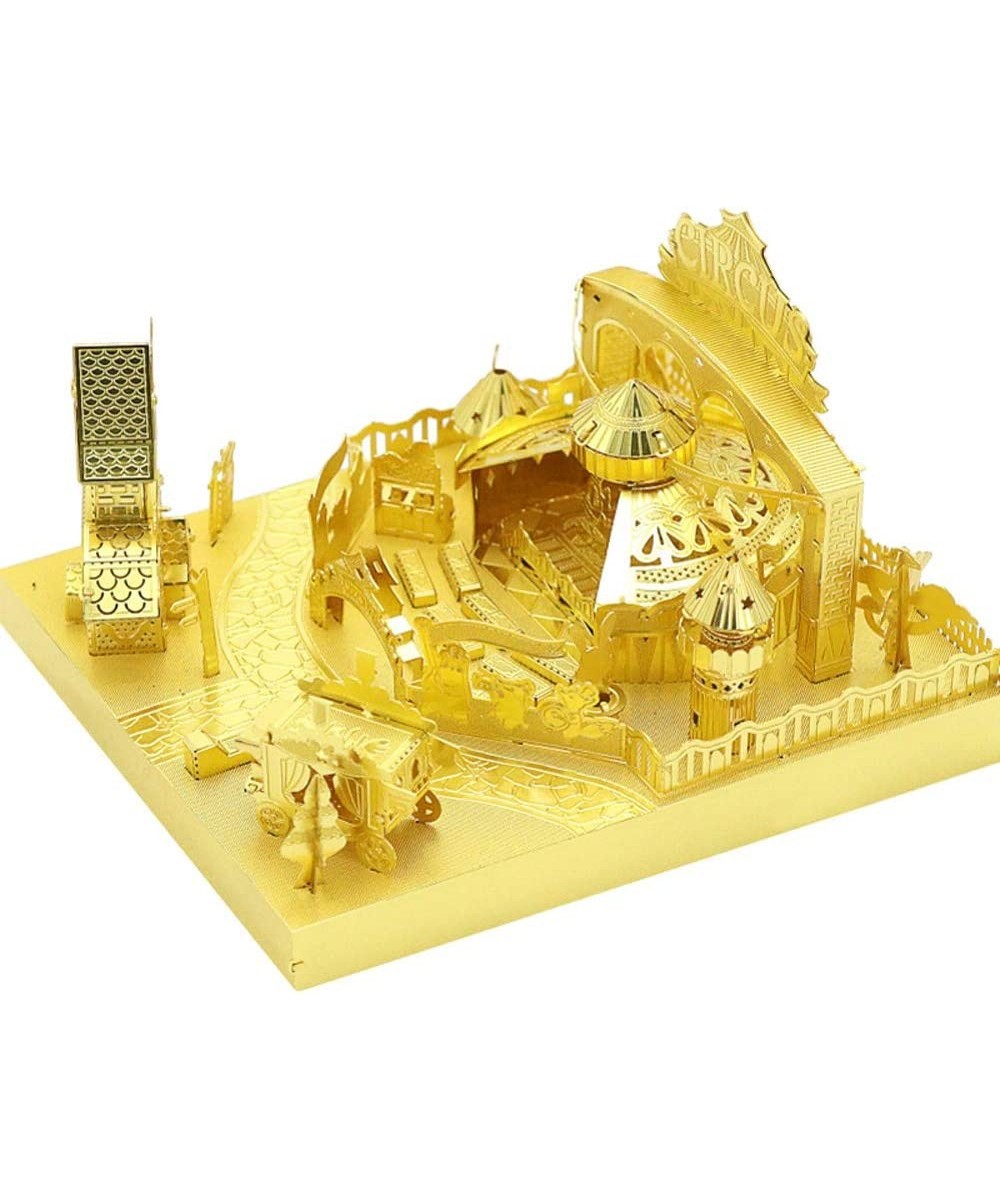 MU Amusement Park Circus 3D Metal Puzzle Assemble Model Kits DIY Laser Cut Jigsaw Toy YM-L074-G $38.55 - 3-D Puzzles