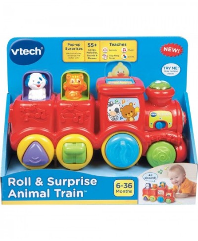 Roll & Surprise Animal Train Red $30.57 - Electronic Learning & Education Toys