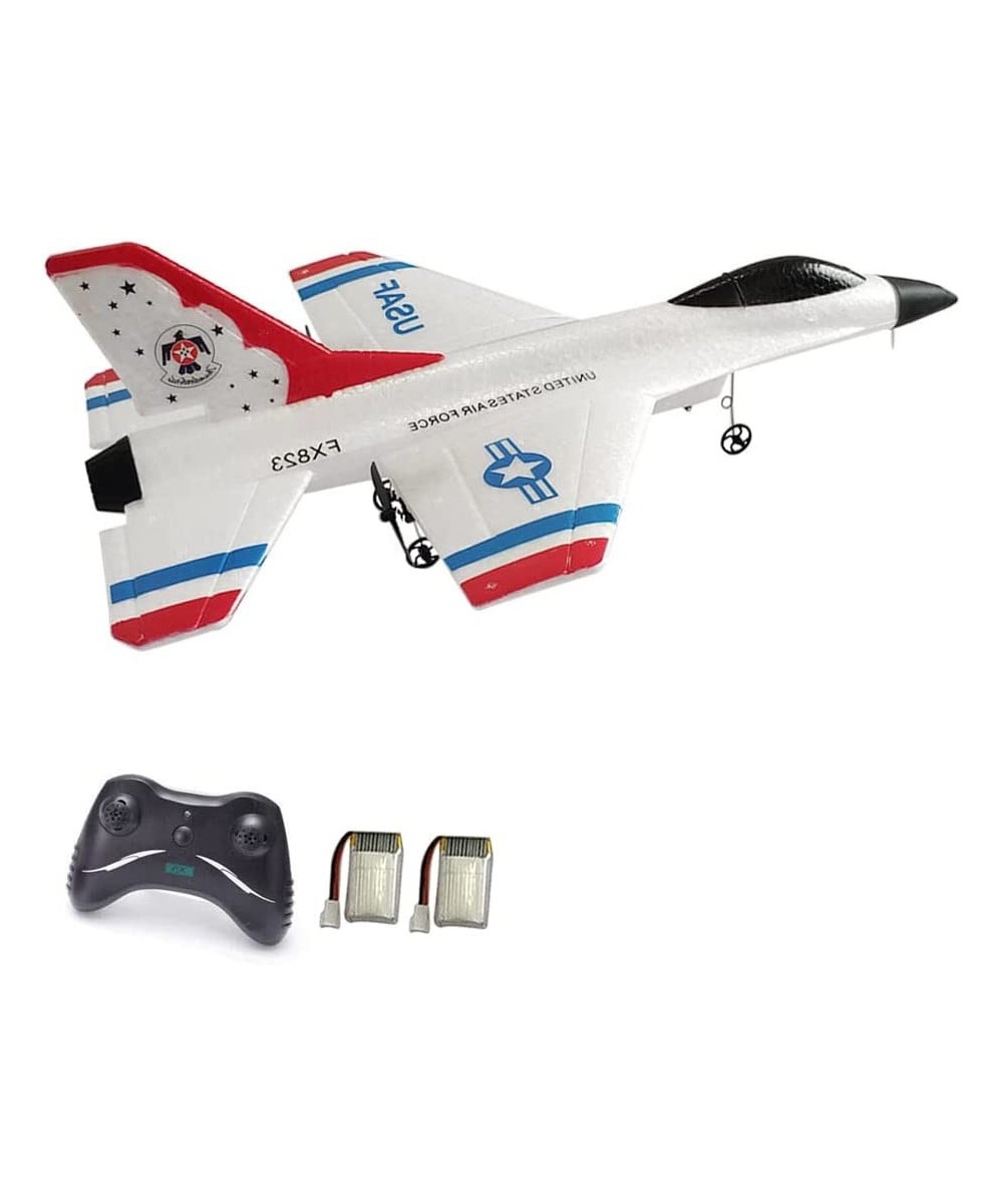 RC Airplane 2.4GHz 2 Channel Remote Control Plane with Gyro and 2 Batteries (35 Mins) Easy to Fly F-16 Model for Adults Begin...