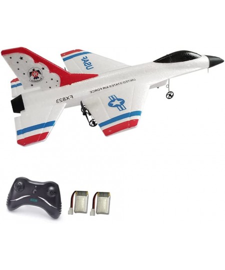 RC Airplane 2.4GHz 2 Channel Remote Control Plane with Gyro and 2 Batteries (35 Mins) Easy to Fly F-16 Model for Adults Begin...