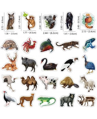 160 Pcs Funny Rainforest Animal Vinyl Stickers for Kids Teachers Students Zoo Animal Waterproof Water Bottle Stickers for Lap...