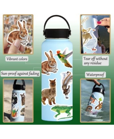 160 Pcs Funny Rainforest Animal Vinyl Stickers for Kids Teachers Students Zoo Animal Waterproof Water Bottle Stickers for Lap...