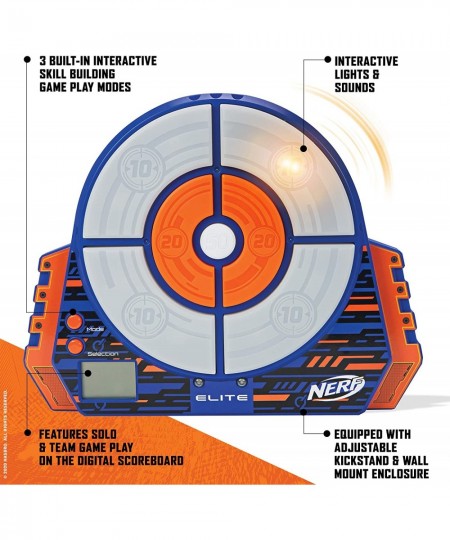 Elite Digital Target Blue/Orange & Elite Disruptor Blaster Dynamic Green - 6-Dart Rotating Drum 6 Official Elite Darts Slam F...