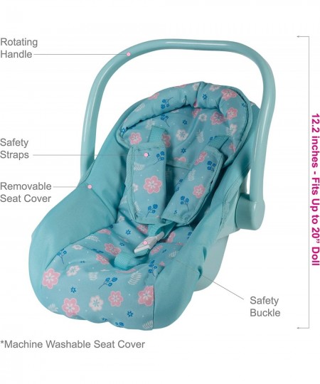 Baby Doll Car Seat - Flower Power Car Seat Carrier Perfect Accessory That Fits Dolls Up to 20 inches $46.87 - Dolls