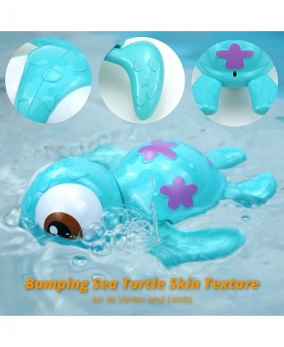 Bath Toys Wind up Swimming Sea Turtles for Kids 18M+ (Blue) $15.62 - Bathtub Toys