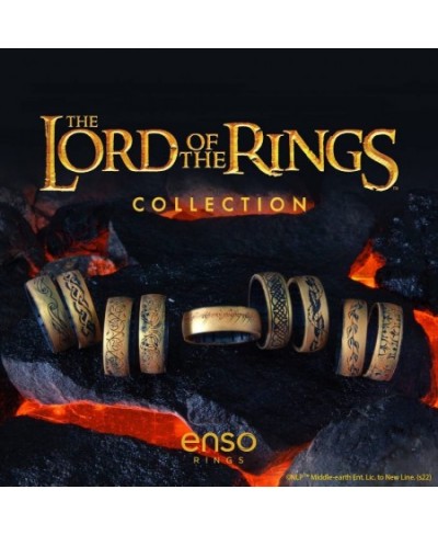 Lord of the Rings Collection - Comfortable Silicone Rings - Rohan Elven and Hobbit Rings $57.06 - Kids' Dress-Up Accessories