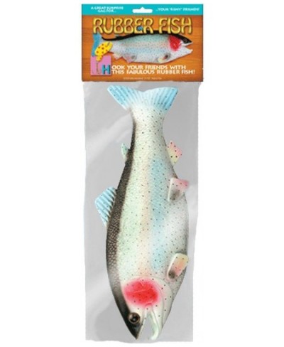 2 REALISTIC JUMBO SIZE FAKE 13 INCH RUBBER TROUT FISH $33.04 - Gags & Practical Joke Toys