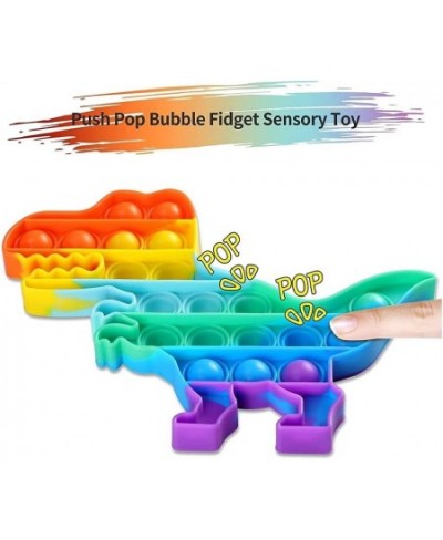 | 5 Pcs Push Pop Bubble Sensory Fidget Toys for Kids Adults Silicone Toy Bubble Popper Stress Anxiety Relief Toys for Autism ...