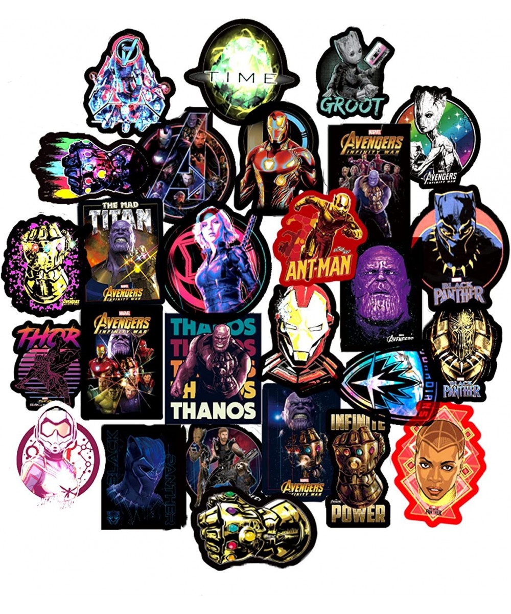 108pcs Marvel Avengers Laptop Stickers Decal- Superhero Stickers Waterproof Graffiti Stickers for Laptops Skateboards Water B...