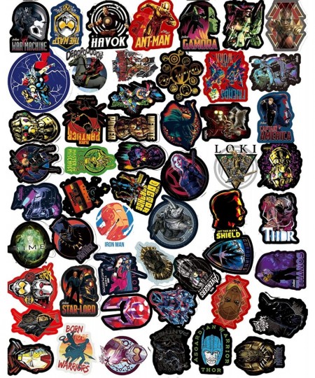 108pcs Marvel Avengers Laptop Stickers Decal- Superhero Stickers Waterproof Graffiti Stickers for Laptops Skateboards Water B...