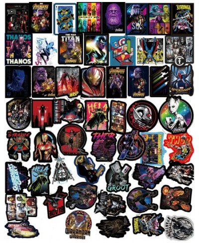 108pcs Marvel Avengers Laptop Stickers Decal- Superhero Stickers Waterproof Graffiti Stickers for Laptops Skateboards Water B...