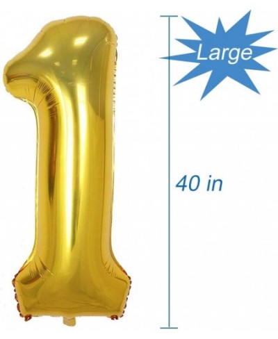 Gold Number 1 Balloon 40 Inch $15.72 - Kids' Party Decorations