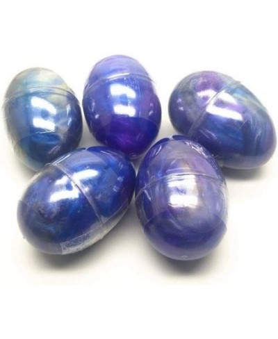 5 Pack Slime Eggs Stress Relief Toys Easter Eggs for Kids Boys Girls Easter Basket Stuffers Gifts Party Favors(Blue+Purple+Go...