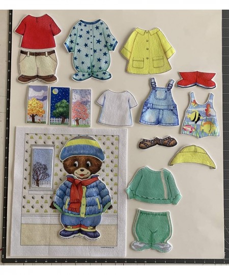 Dress Me Weather Bear Precut (Small precut Cover) $34.28 - Magnetic & Felt Playboards