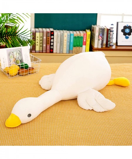 Oversized White Goose Weighted Plush Cute Duck Plush Stuffed Animal Throw Plushie Doll Birthday for Adult Kids Boys Girls (Wh...