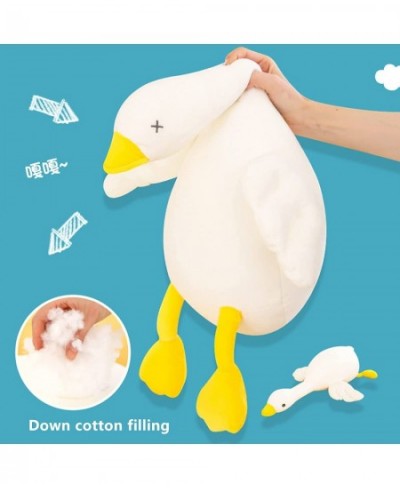 Oversized White Goose Weighted Plush Cute Duck Plush Stuffed Animal Throw Plushie Doll Birthday for Adult Kids Boys Girls (Wh...