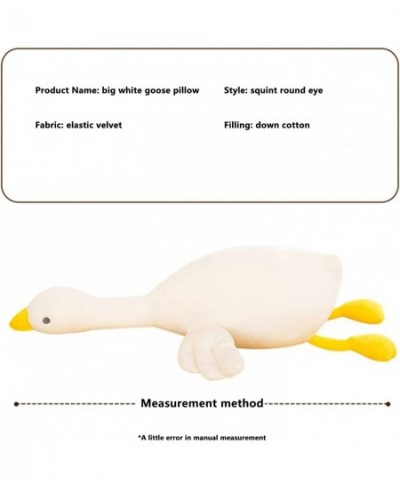 Oversized White Goose Weighted Plush Cute Duck Plush Stuffed Animal Throw Plushie Doll Birthday for Adult Kids Boys Girls (Wh...