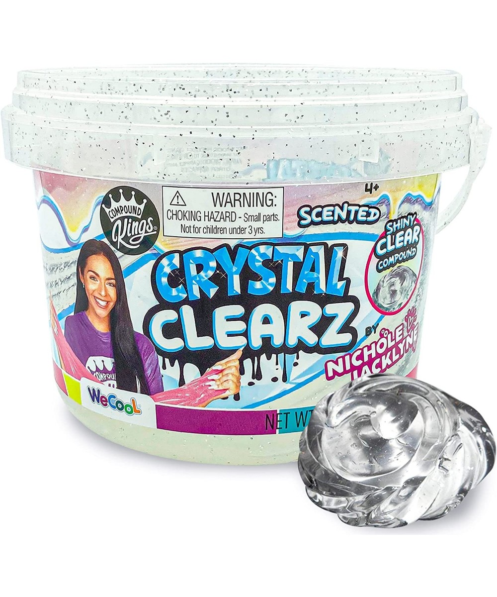 Scented Crystal Clearz Slime Bucket by Nichole Jacklyne for Girls & Boys | Sensory Toys | Non-Sticky | Stress-Reducing Tactic...