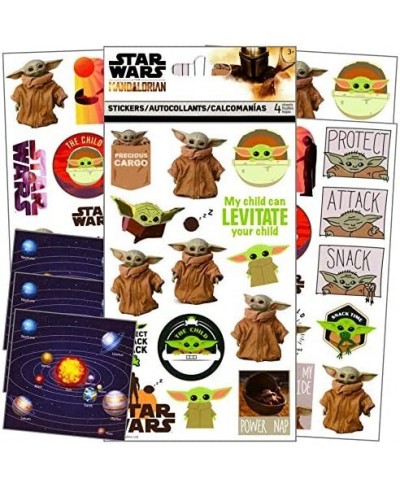 Stickers for Kids - 4 Sheets of Stickers Bundle Includes 3 Specialty Separately Licensed GWW Reward Stickers (Baby Yoda) $13....