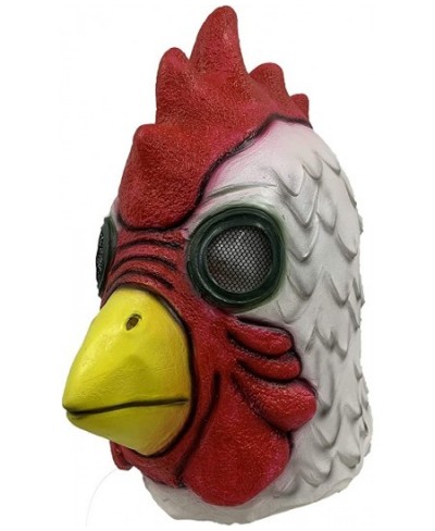 Rooster Cock Mask Full Head Props Cosplay Animal Latex mask for Halloween $66.11 - Kids' Dress-Up Accessories