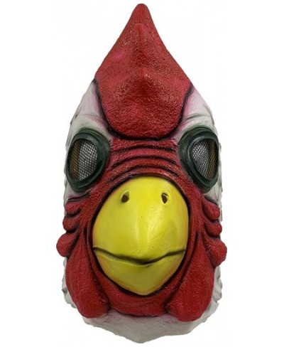 Rooster Cock Mask Full Head Props Cosplay Animal Latex mask for Halloween $66.11 - Kids' Dress-Up Accessories