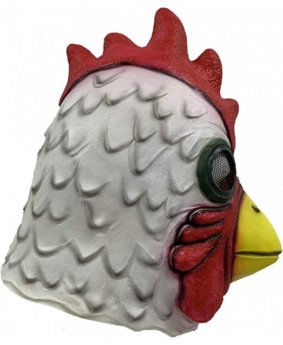 Rooster Cock Mask Full Head Props Cosplay Animal Latex mask for Halloween $66.11 - Kids' Dress-Up Accessories