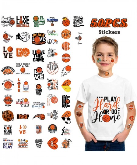 98pcs Basketball Party Favors with Gift Bags Mini Basketball Ball Wrist Sweatband Keychain Sticker for Boy Kid Basketball Bir...