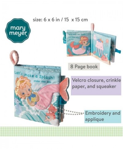 Touch & Feel Soft Cloth Book with Crinkle Paper and Squeaker Marina Mermaid $24.97 - Baby Teether Toys